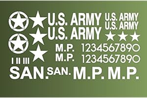 SCONOSCIUTO RC Panzer 1/16 - Adesivo per modellismo carro armato US Panzer 56/15