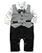 Zhuannian Baby Boys Letter Print T-shirt and Trousers Outfit (18-24months)