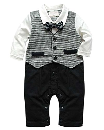Zhuannian Baby Boys Letter Print T-shirt and Trousers Outfit (18-24months)