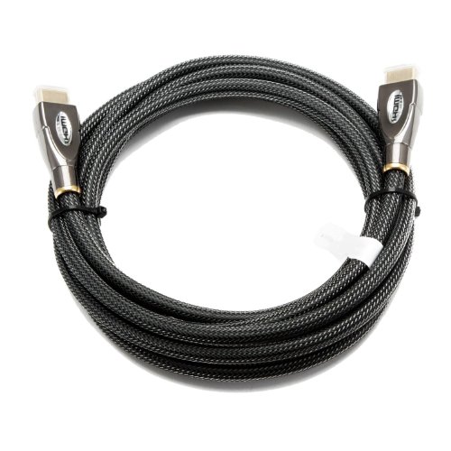 Laptone’s Platinum 3D High Speed HDMI-Kabel HDMI Kabel mit 24K vergoldeten Anschlüssen 4-fache Abschirmung – HDMI 1.4 – 24k vergoldete Anschlüsse – Full HD – 1080p – 1M / 2M / 3M / 5M / 7M / 10M Meter Kabellänge für 3D TV, Xbox 360, Play Station 3 (PS3), Plasma, DVD, Blu-ray, HDTV, LCD, LED TV (1M High Speed HDMI-Kabel) - 4