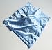 Personalised Blue & White Baby Teddy Comforter / Comfort Blanket.* Great Baby Gift *