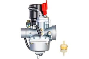 PUCKY 18mm Vergaser, E-Choke Ersatzvergaser Carburetor CPI, 2Takt, Popcorn, Oliver, Generic, Keeway, Hussar, Minarelli(Jog 50 Jog 90)