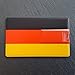 Produktbild USB Stick Visitenkarte / Fahne / Flagge Deutschland 8 GB