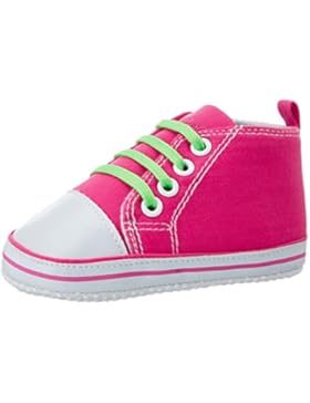Playshoes Baby Mädchen Canvas Turnschuhe Krabbel-& Hausschuhe
