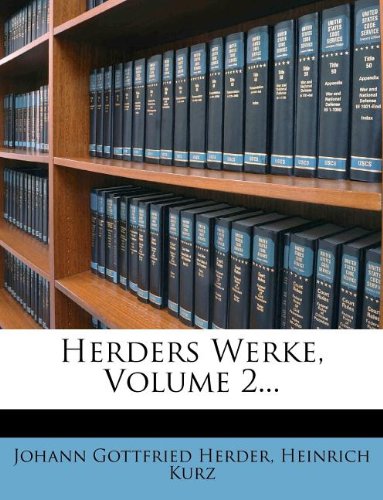 Herders Werke, Volume 2...
