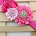 WINOMO 8 Colors Cute Infant Baby Girls Elastic Headband Hair Band Hair Accessories Photo Props C