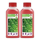  Desincrustante cal para cafetera universal - 2x250ml =500ml, máquinas de café, máquinas de café expreso, planchas de vapor, calentadores de agua, limpiador natural con ácidos orgánicos utilizados universalmente para Delonghi, Saeco, Tassimo, Senseo, Jura y otras marcas - Hecho en Alemania con garantía de satisfacción y devolución de su dinero