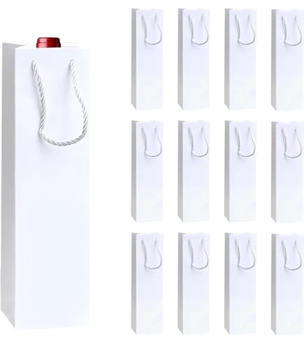 26 Scatole Regalo Per Bottiglie Di Vino Con Finestra Trasparente – In Carta Nera, Rettangolari, Con Manici, Per Matrimoni E Feste