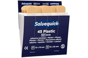 Salvequick immédiatement Pansements utilisation 45 Plastic Ref 6036