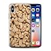 Produktbild Stuff4 Gel TPU Hülle / Case für Apple iPhone X/10 / Cashewkerne Muster / Imbiss Kollektion