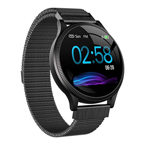 Preisvergleich Produktbild Smart Armband Bluetooth Fitness-Tracker MK08 Intelligente Uhr Herzfrequenz-Überwachung Schlafüberwachung Informationen erhalten IP67 wasserdicht Kompatibel mit Android und IOS (Schwarz)