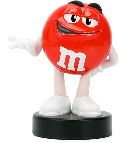 Jada Toys M&Ms Red Figure (10 cm) - Red M&M's Collectible Metal