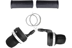 HoveeLuty Bicyclettes Twist Twist Twist Batter Vitesse Vélo Vitesse Vélo Vélo Dérailleur Poignée Poignée De Frein Cyclisme Dérailleur De Vélo Transmission 1 Paire 3x7 Vitesse