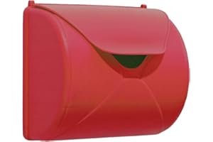 Garden Games Skrzynka pocztowa dla dzieci do użytku na wspinaczkach lub domkach zabaw (czerwona)