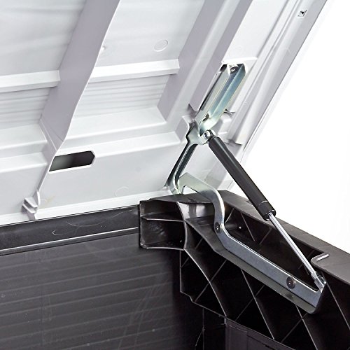 Koll Living Gartenbox Mülltonnenbox Gerätebox Schuppen für 2x 240 Liter Mülltonnen Gratis nur bei uns : inkl. Vorhängeschloss - 7