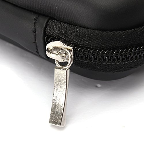 DaoRier Externe Festplattentasche Hardcase Schutzhülle 2,5″ Schwarz HDD Case für Fidget Hand Spinner Box 2.5 Zoll Festplatte Western Digital Seagate Toshiba Samsung - 4