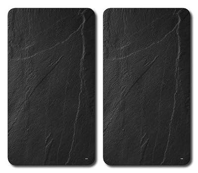KESPER Planches à Découper en Verre Multicolore pour les Plaques Chauffantes - 52 x 30 x 0,9 cm