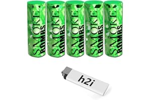 Lot de 5 feux d'artifice h2i Bengalo Fumée volcan Feux d'artifice Feux d'artifice Feux d'artifice Vert / toute l'année