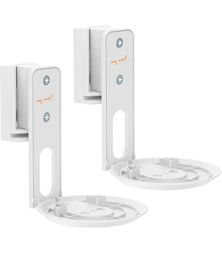 Goobay Support Mural Pivotant Et Inclinable Pour Sonos Era 100 – Charge Max 3 Kg – Blanc (71982)
