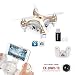 Produktbild REDPAWZ CX-10WD CX-10WD Mini-Drohne mit Kamera 2.4G 4CH 6Aixs WiFi FPV Höhe Hold-Modus RC Quadcopter für Kinder Anfänger RTF (Golden)