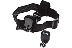 Gopro Motorcycle Gopro Head Strap ACHOM-001 Akcesoria na Głowę, Czarny, 18.5 x 15.5 x 9.9 cm