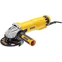 DEWALT DWE4277 Haakse slijper, 125 mm, 1500 watt, 10.500 omw/min, epoxyhars beschermde motorwikkeling, herstartbeveiliging, zachte start, zonder gereedschap verstelbare beschermkap, M14 spindel
