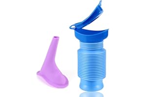 WIRZUL Orinatoio d'emergenza, Orinatoio Portatile 750 ML, Riutilizzabile Bottiglia Portatile per Auto, Campeggio, attività All'Aperto, Viaggi, Orinatoio, Traffico e accodamento