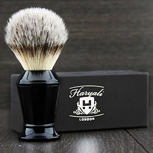 Synthetic Soft Hair Shaving Brush In Black Handle. Eco Friendly Hair Brush Which is Easy To maintain & Also have long -Life.