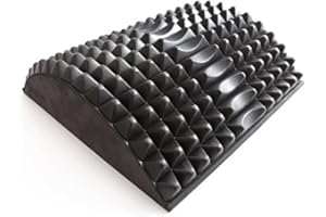 66fit Abdominal and Back Trigger Point Stretcher - ABS Pad Sit Up Core Exerciser, Black