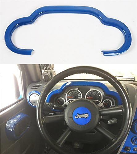 Opar Blue Dash Board Accent for 2007 - 2010 Jeep JK Wrangler &amp; Unlimited