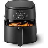 Philips 2000 Airfryer &ndash; Air Fryer 4.2L, 13 Options, Touch, Black | 9 Presets, 90% Less Fat, Rapid Air Technology, Digital Tou