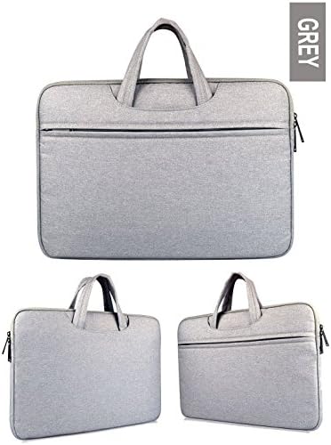 IPUIS Case for Chromebook 11.6 inch, 11-12 inch Waterproof Laptop Bag with Handle for Macbook 12 inch, Acer Chromebook R 11 CB5-132T, Asus, Dell, HP, Lenovo, Samsung, Notebook or Chromebook grey gray 15.6 Pouces