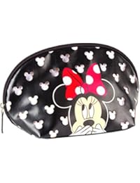 Bolsa de maquillaje de Minnie Mouse de Disney, parte superior redonda