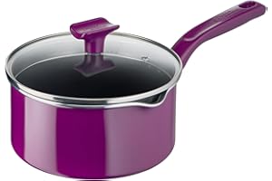 Chefclub by Tefal G8072404 - Pentola da 20 cm, con coperchio, rivestimento antiaderente Titanium, funzione Thermo-Signal, adatto a tutti i piani cottura, compresa l'induzione