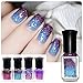 hunpta Thermal Nail Varnish Color Changing Peel Off Varnish Beauty Sexy Cosmetic (T)