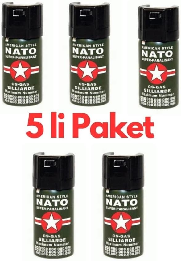 YamanHobi Natoo Bıber Gazı 5 Adet Birden,