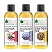 Bliss of Earth™ Combo of 100% Organic Castor Oil, Jojoba Oil & Flaxseed Oil Pack of 3 (100ML Each) RS.950.00