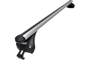 Summit SUP-957 - Lot de 2 Barres en Aluminium - pour Voitures avec des Rails intégrés