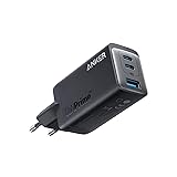 Caricabatterie Anker 735 USB C (GaNPrime 65 W), Caricabatterie a Muro Veloce e Compatto a 3 Porte per MacBook Pro/Air, iPad P
