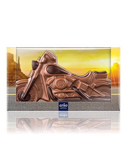 Preisvergleich Produktbild Arko Schokoladen-Motorrad, Edelvollmilch-Schokolade, 250 G