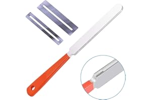 Yuentoen Bundfeile für Gitarre,Gitarren Mutter Dateien,Edelstahl Gitarre Bund Feilen Nivellierwerkzeug,Gitarren Luthier Werkzeug Set,Sattelfeilen Gitarre