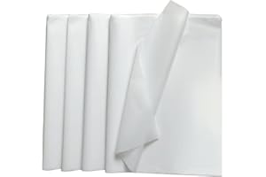 LGIFUTMAX Seidenpapier weiß für Geschenktüten 120 Blatt Seidenpapier Großpackung 35 x 50 cm Verpackungspapier für Geschenkpapier Füller Blumen Kunsthandwerk Geburtstag Hochzeitsdeko Valentinstag Dekor