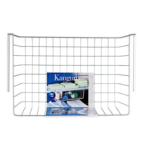 Metaltex 364840094 Kanguro Schrankkorb, 40 cm, silber - 4