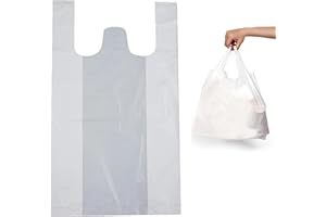 Daymand Store | Bolsas Plastico | Bolsas de Plastico | 50 uds | 50x60 cm | 70% Reciclado | Máxima Calidad | Bolsas Plastico Asas | Bolsa Plastico Reutilizable | Galga 200 | Bolsa Camiseta