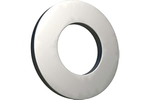 KEPLE M12 Arandela Plana 25 Pcs De Acero Aleado Chapado Zincado, Arandela De Bloqueo, Juego De Anillo De Sellado Plano Para Tornillos Sujetadores Arandelas ISO7089 DIN 125 (13mm x 24mm)