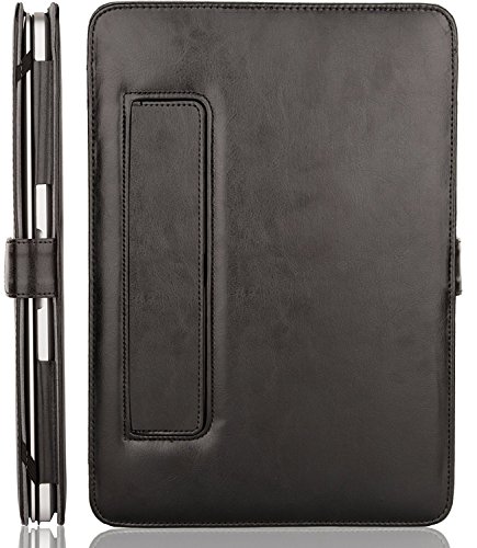 MOSISO PU Leder Abdeckungs Fall mit Standplatz Funktion für neueste MacBook Pro Retina 13 Zoll A1706 / A1708 (mit und ohne touch-bar, Freisetzung Oct 2016), Schwarz - 9