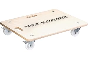 WAGNER DESIGN YOURSELF WAGNER Carrello da trasporto MM 1116 I 59 x 49 cm I 2 maniglie di trasporto - per carichi pesanti e mobili I portata 250 kg I molto mobile I certificato FSC® - 20111601