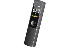 teashow Alcohol Breathalyzer Tester UK, No Need for Mouthpieces, Breathalysers Portable Digital LCD Screen Alcohol Testing Kits, High Accuracy for Home Personal and Professional Use