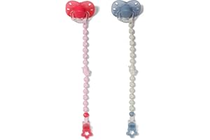 BABY born Magischer Schnuller mit Clip, 2fach Sortiert für 43cm Funktionspuppen, 838679 Zapf Creation, Rosa