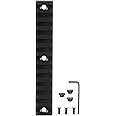 HOUSON Aluminum M Lok Picatinny Rail, Picatinny Rail Weaver Adapter Mounting Rail Weaver Rail Mount Base Airsoft(3-Slot 5-Slot 7-Slot 9-Slot 11-Slot 13-Slot)